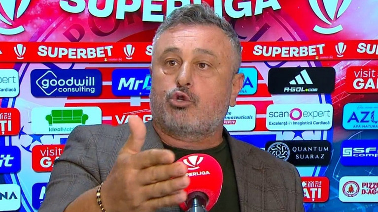 Preşedintele Oţelului a răbufnit după meciul pierdut contra Corvinului: "A fost viciere de rezultat! Îmi cer scuze, dar nu se poate aşa ceva"