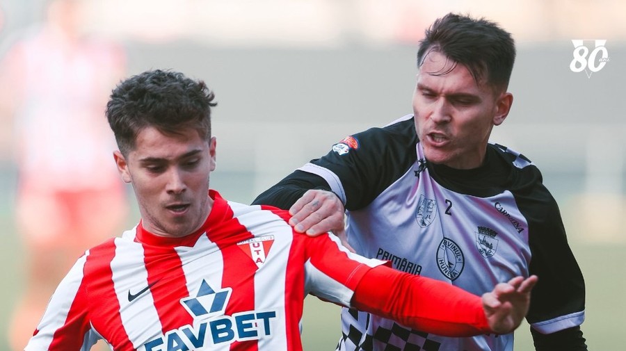 Corvinul Hunedoara, liderul din liga secundă, a învins UTA Arad, scor 2-1, în meci amical! Rezultatul duelului „U” Cluj - Zimbru Chişinău