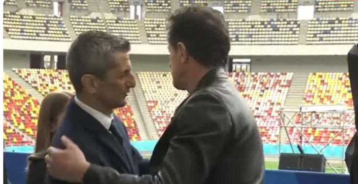 VIDEO | Gheorghe Popescu i-a adus un ultim omagiu lui Mircea Lucescu. ”Eu rar m-am simţit emoţionat”