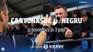 VIDEO | FRF introduce cartonaşul negru. În ce situaţii se va aplica noua sancţiune