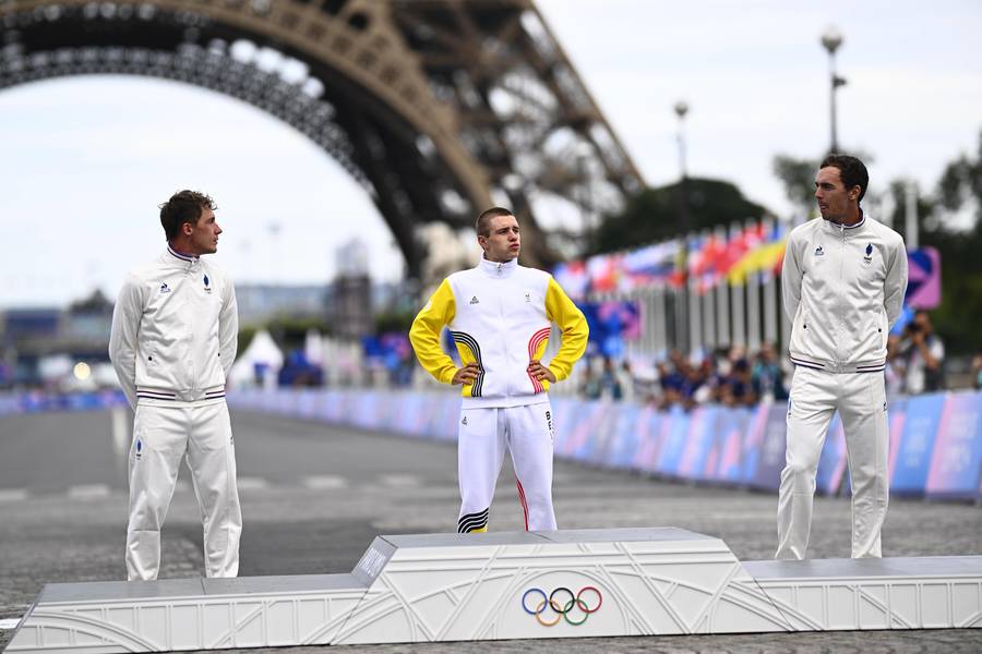 Ciclistul francez Christophe Laporte nu ştia că a câştigat medalia de bronz