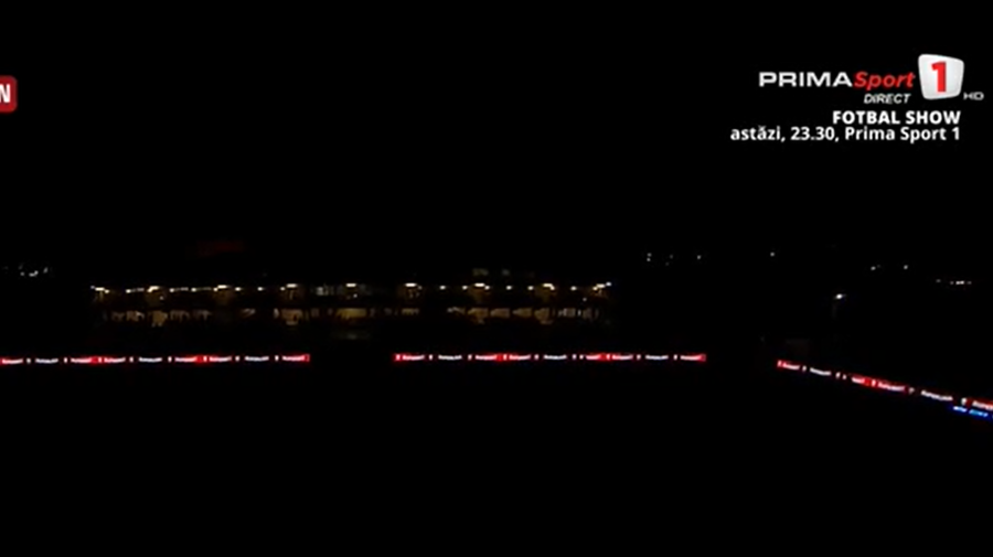 VIDEO | Csikszereda - Dinamo, întrerupt în minutul 62, din cauza unei pene de curent