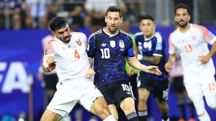 Iordania - Argentina 1-3. Messi a intrat în repriza secundă şi a marcat! Meciul a fost arbitrat de Istvan Kovacs