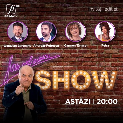 Octavian Berceanu, Andreas Petrescu, Carmen Tănase şi Petra vin la Florin Călinescu Show