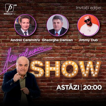 Andrei Caramitru, Gheorghe Damian şi Jimmy Dub vin la Florin Călinescu Show