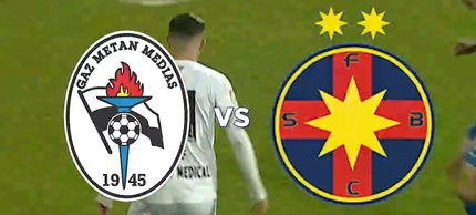 Gaz Metan - FCSB, sâmbătă, de la ora 20:30, la Prima TV