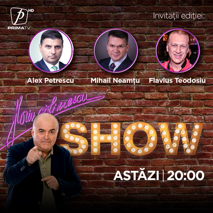 Alexandru Petrescu, Mihai Neamţu şi Flavius Teodosiu vin la Florin Călinescu Show