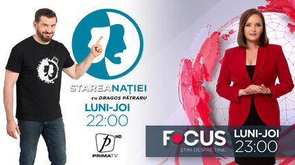 Starea Naţiei revine cu un sezon nou la o nouă oră. Ştirile nopţii Focus se mută la ora 23:00
