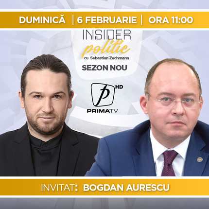 Ministrul de Externe Bogdan Aurescu vine la Insider Politic