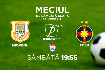 CS Mioveni - FCSB, de la 19:55