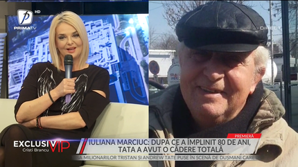 Iuliana Marciuc: Tata a ales să plece într-un moment demn