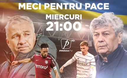 CFR 1907 Cluj - Dinamo Kiev, miercuri, de la ora 21:00