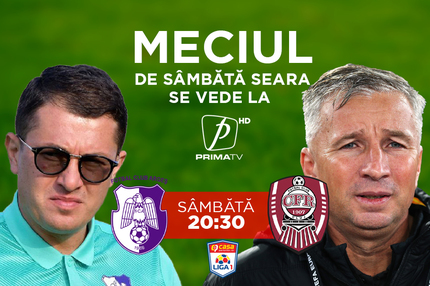 FC Argeş - CFR Cluj, sâmbătă, de la 20:30