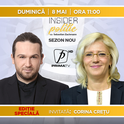 Corina Creţu vine la Insider Politic