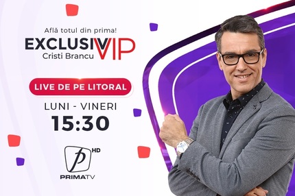 EXCLUSIV VIP, de luni până vineri de la 15:30, cu Cristi Brancu