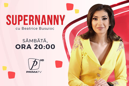 Beatrice Busuioc este Supernanny, în fiecare sâmbătă, la Prima TV