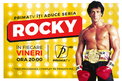 Prima TV difuzează seria Rocky, în fiecare vineri, de la ora 20:00