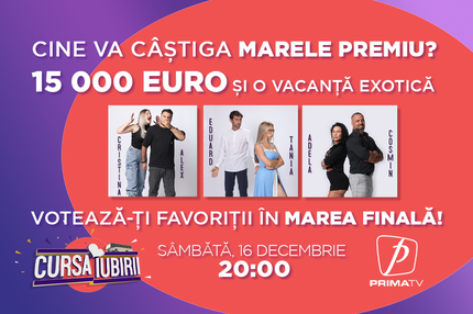 Cursa Iubirii, un format de televiziune original Prima TV