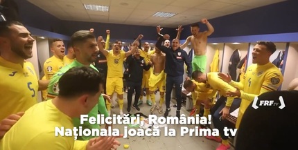 VIDEO Bucuria tricolorilor după partida cu Israel