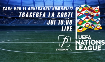 România îşi află adversarele din UEFA Nations League, joi, de la ora 19:00, la Prima TV