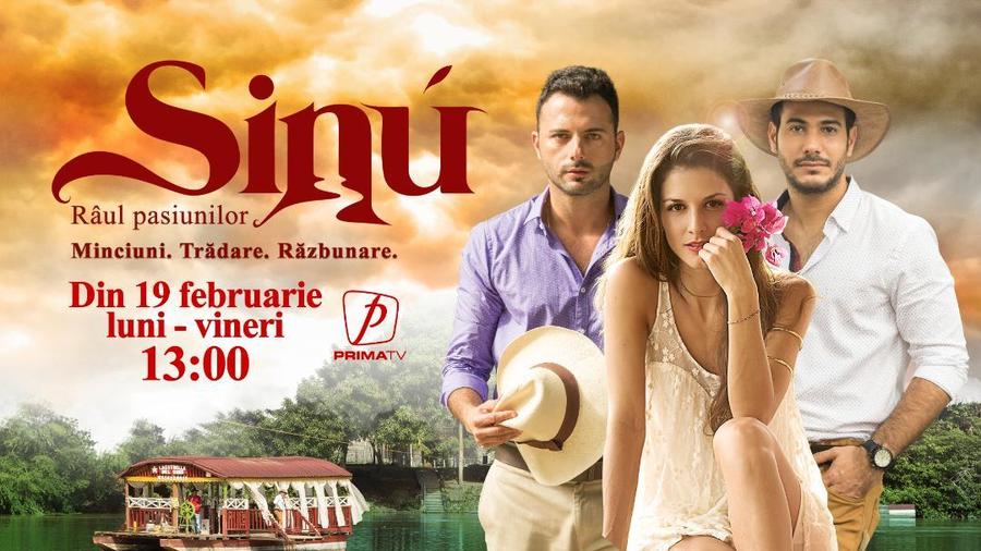 Prima TV va difuza începând de luni, 19 februarie, de la ora 13:00, telenovela Sinú, Râul pasiunilor