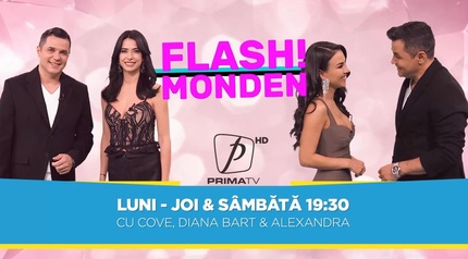 Poveşti în premieră despre celebrităţile autohtone şi internaţionale la Flash! Monden