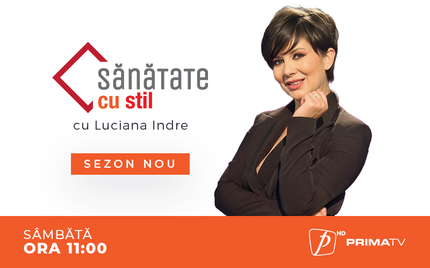 Un nou sezon al emisiunii Sănătate cu stil, sâmbătă, de la ora 11.00, la Prima TV