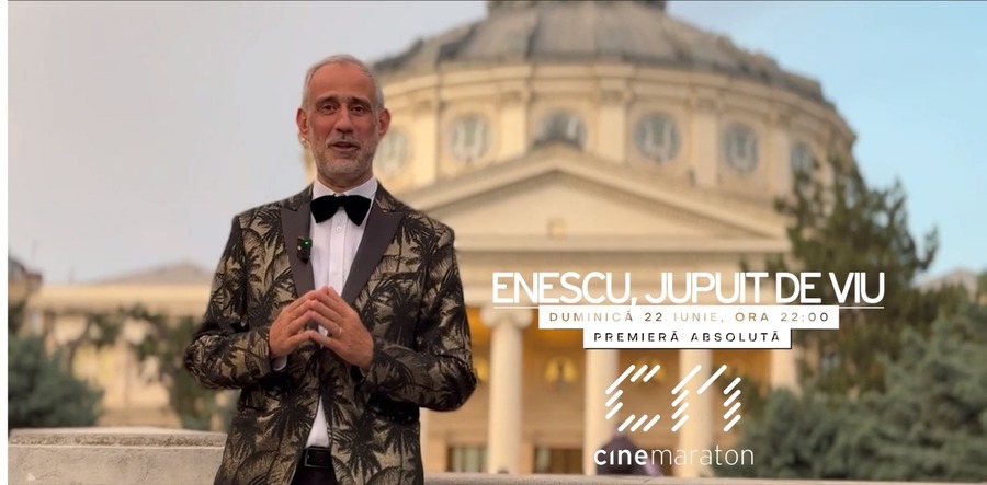 Enescu, jupuit de viu - premieră absolută de televiziune la Cinemaraton