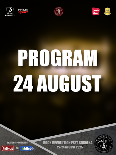 Program complet pentru ziua 3 de rock la Bobâlna