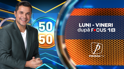 50:50 - Noua emisiune-concurs pentru toată familia, prezentată de Cove la Prima TV 