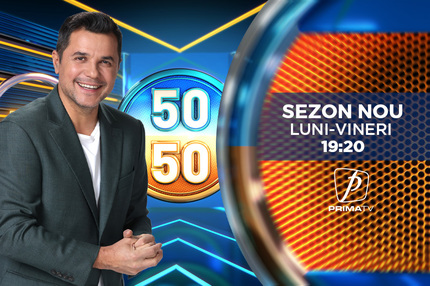 50:50 - Emisiune-concurs pentru toată familia, prezentată de Cove la Prima TV 