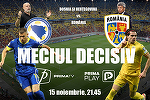  Meciul decisiv se vede la Prima TV! Bosnia şi Herţegovina - România, 15 noiembrie, ora 21:45