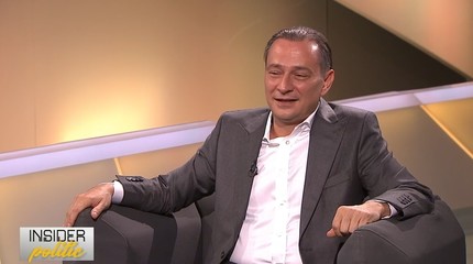 VIDEO Daniel Băluţă a recitat, în emisiunea Insider politic, versuri care îl ”inspiră” din formaţia Paraziţii