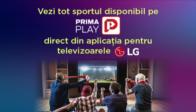 Prima Play, pe televizorul tău LG. Conectează-te cu prezentul!