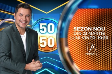 Un nou sezon al emisiunii concurs 50/50 începe cu ediţii speciale dedicate meciului Turcia- România