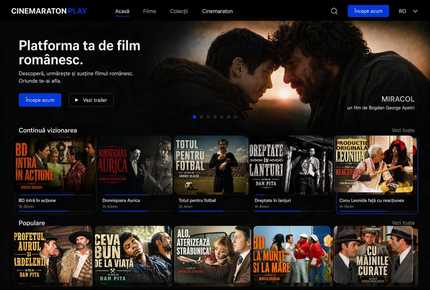 Cinemaraton lansează Cinemaraton Play, platforma de streaming dedicată exclusiv filmului românesc