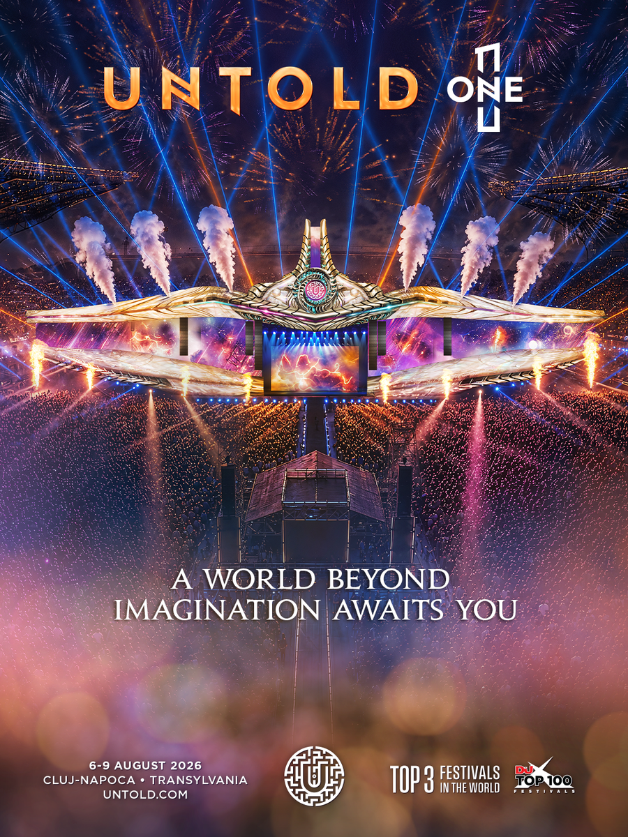 Cea mai mare scenă de festival realizată vreodată în România va prinde viaţă la UNTOLD ONE 2026