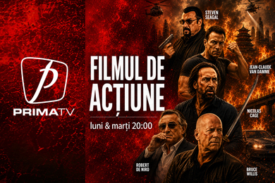 Toamna aceasta, la Prima TV, luni şi marţi sunt serile în care acţiunea nu ia pauză