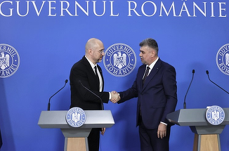 Premierul Ucrainei, întâlnire cu Marcel Ciolacu la Palatul Victoriei