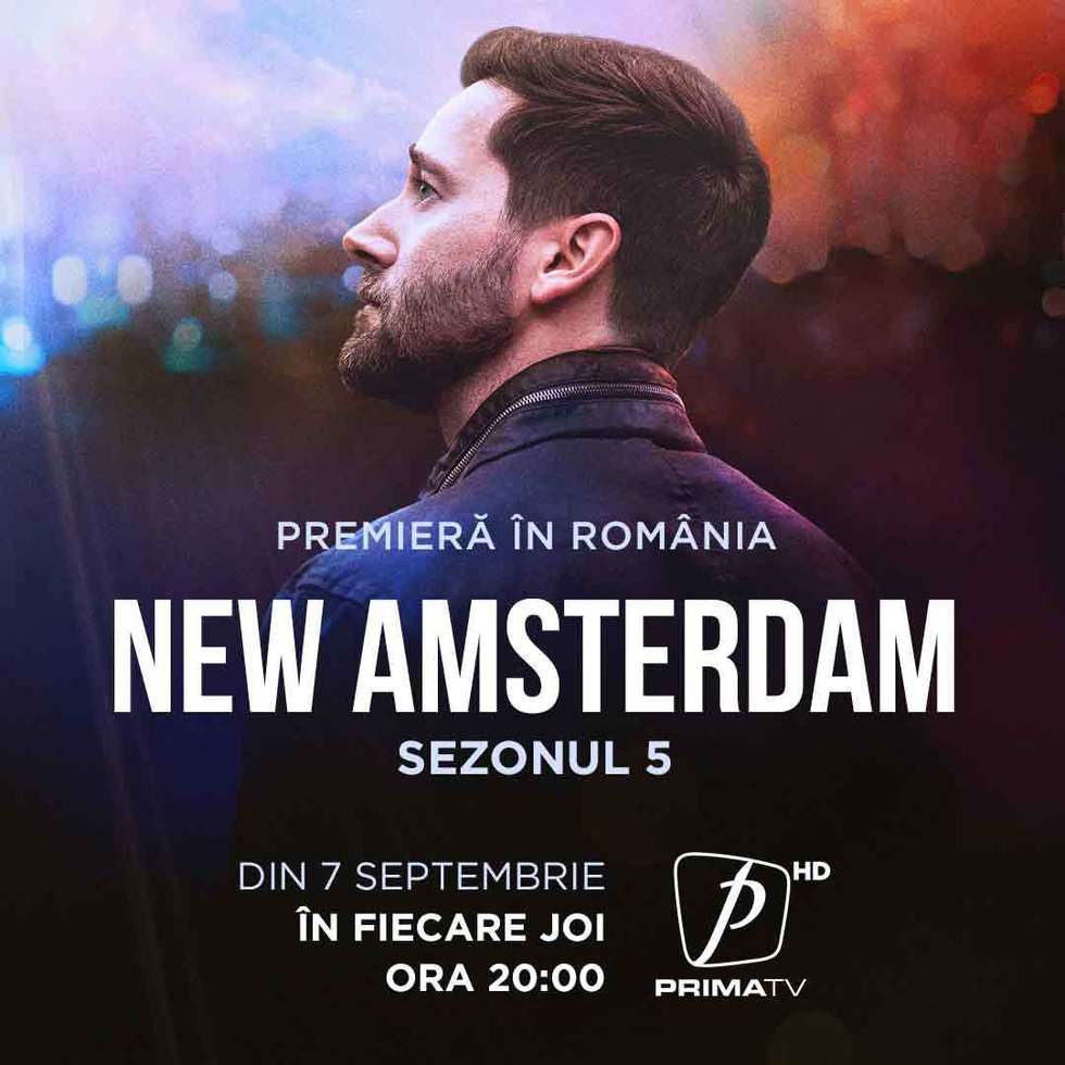 Prima TV difuzează în premieră de televiziune în România ultimul sezon al serialului New Amsterdam