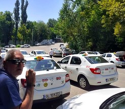 Protestul taximetriştilor