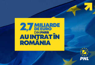 Nicolae Ciucă: Comisia Europeană a virat României peste 2,7 miliarde euro. Guvernul pe care l-am condus a reuşit să depună cererea printre primele din Europa, încă din luna decembrie a anului trecut.
