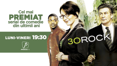 Umorul vine la Prima TV! 30 ROCK, o comedie multipremiată, are marea premieră în 2 octombrie