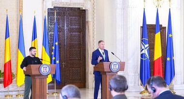 Prima vizită a lui Zelensky în România. Iohannis: Vom continua sprijinul militar pentru Ucraina