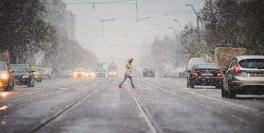 A nins ca în poveşti în Bucureşti