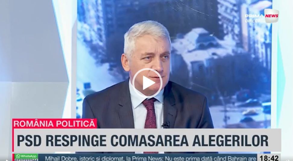 VIDEO. Adrian Ţuţuianu, la România politică: Eu cred că nu este utilă comasarea alegerilor, nu sunt argumente suficiente