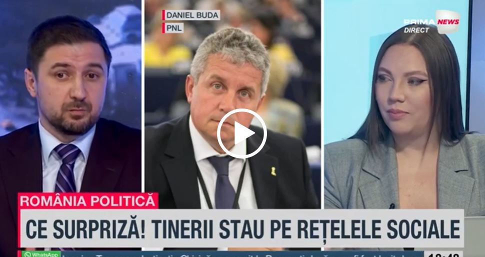 VIDEO. Daniel Buda uimeşte la România politică: ”Am avut 500.000 de urmăritori pe Tik Tok într-o singură săptămână”