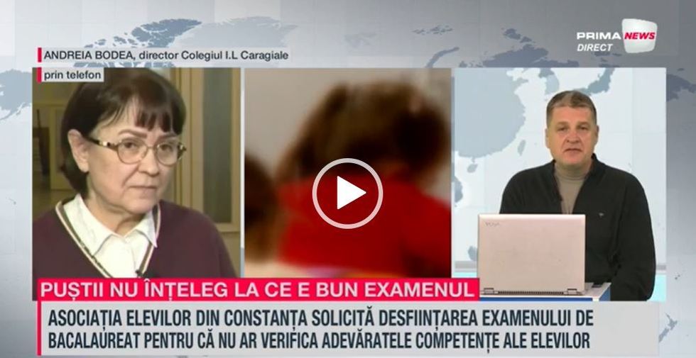 VIDEO. Directoarea unui liceu din Bucureşti pune degetul pe rana învăţământului românesc: ”Suntem bătaia de joc a tuturor”