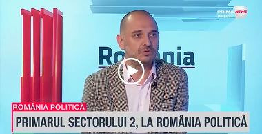 Primarul sectorului 2, Radu Mihaiu, la România politică: Sunt convins că voi câştiga. Şi în 2020, când toată lumea spunea că voi pierde, am fost convins că voi câştiga şi am câştigat 