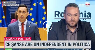 Vlad Gheorghe anunţă la Prima News că i-a fost validată de către BEC candidatura independentă la alegerile europarlamentare, după ce a reuşit să strângă peste 100.000 de semnături
